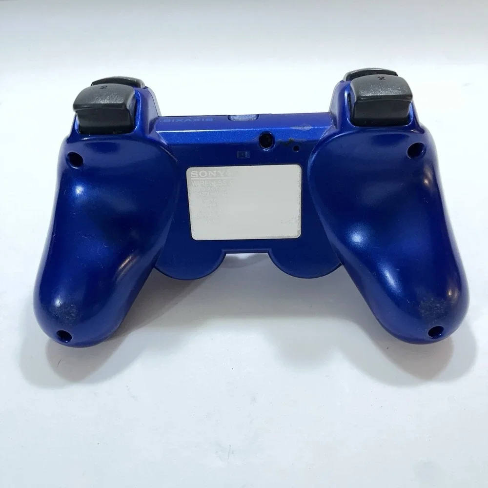 Official Sony PS3 DualShock 3 Wireless Controller Blue Six Axis CECHZC2U